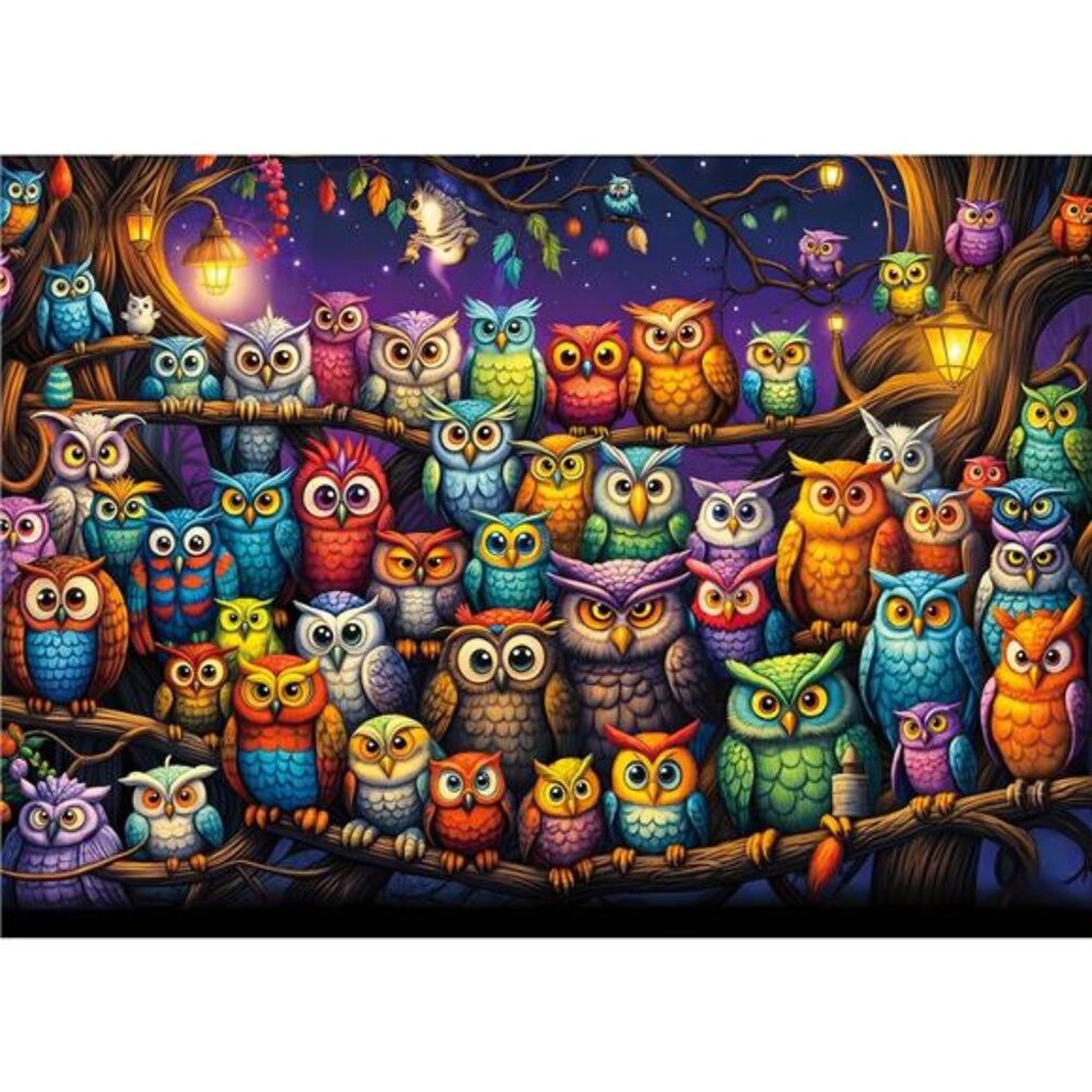 BRAND NEW Owl Family Jigsaw Puzzles for Adults 1000 Pieces